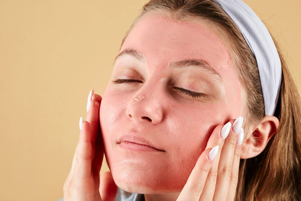 pink clay mask