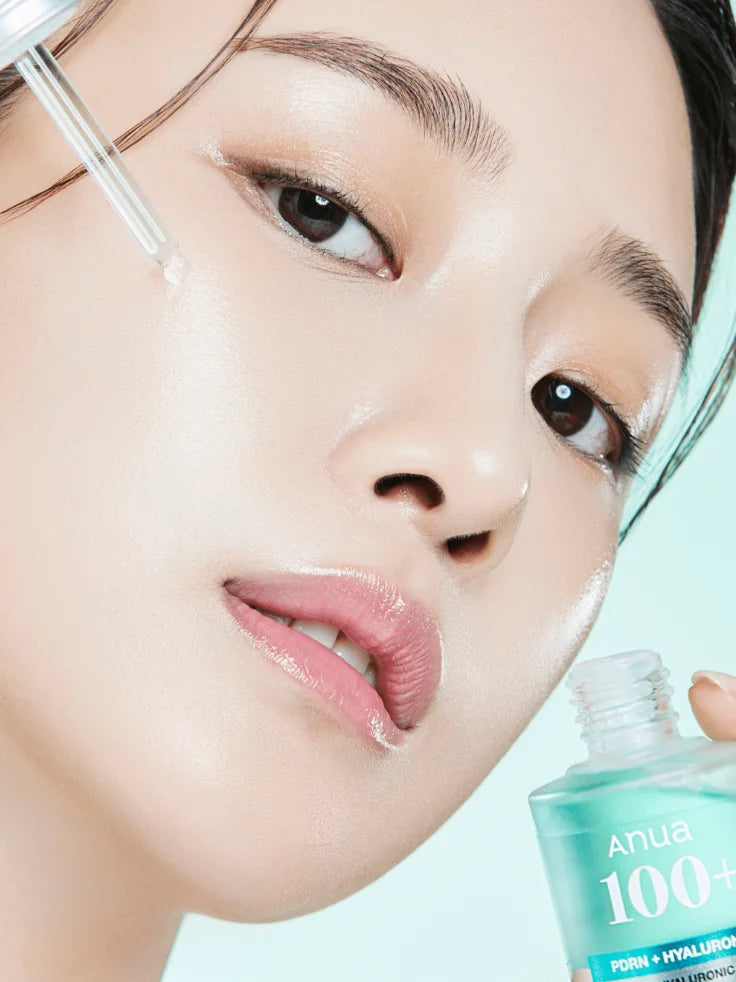 ANUA PDRN Hyaluronic Acid Capsule 100 Serum packaging and box flatlay