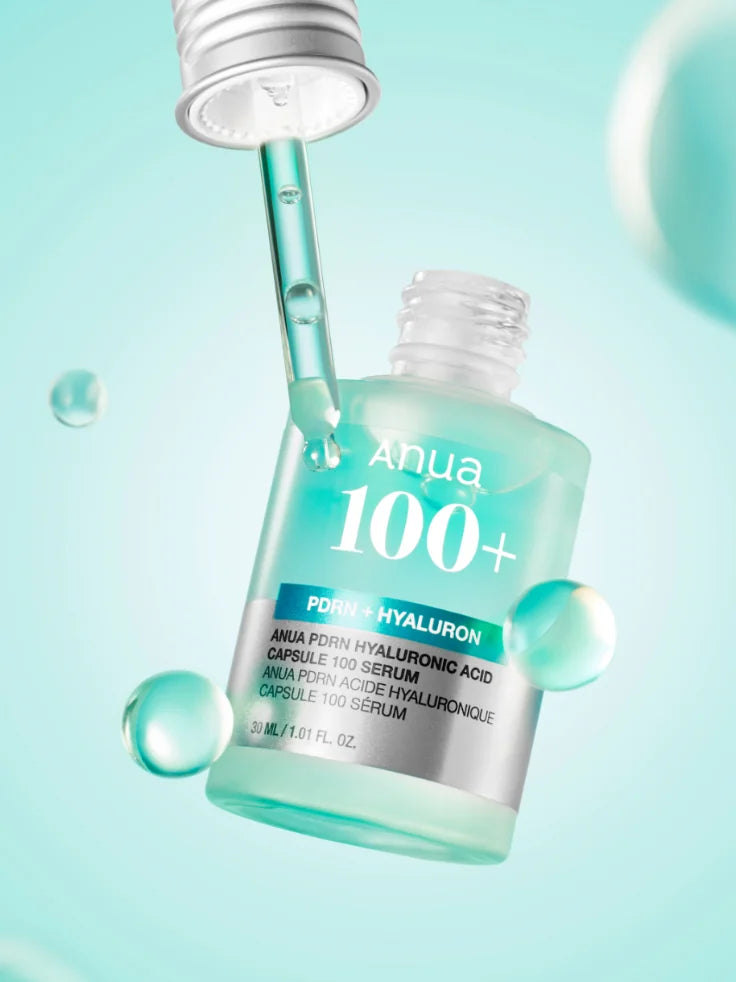 ANUA hydrating serum with PDRN and hyaluronic acid for dehydrated skin