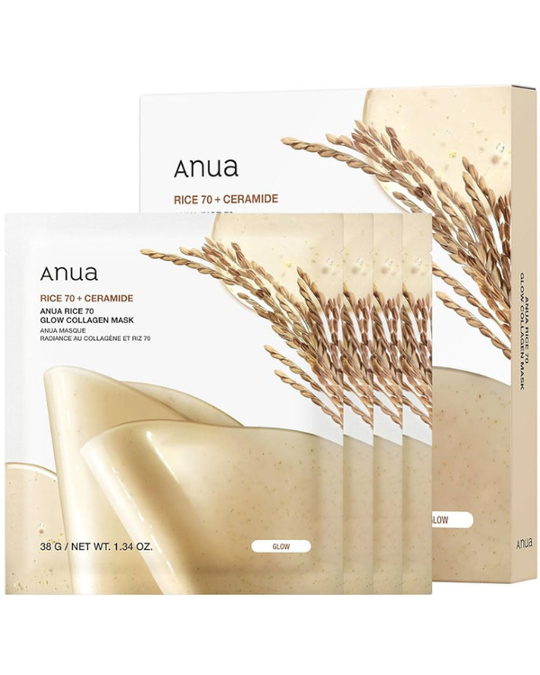 Anua Rice 70 Glow Collagen Mask