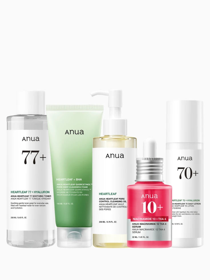 Anua Heartleaf Purity Collection Skincare Set