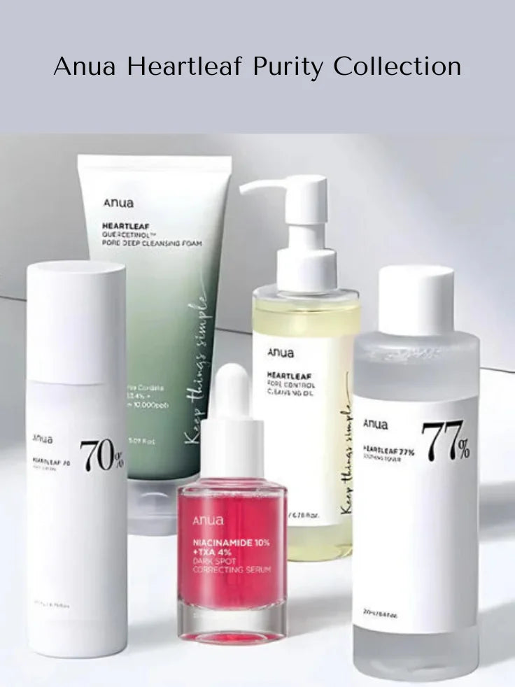 Anua Heartleaf Purity Collection Skincare Set