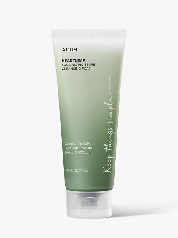 Anua Heartleaf Succinic Moisture Cleansing Foam Bottle