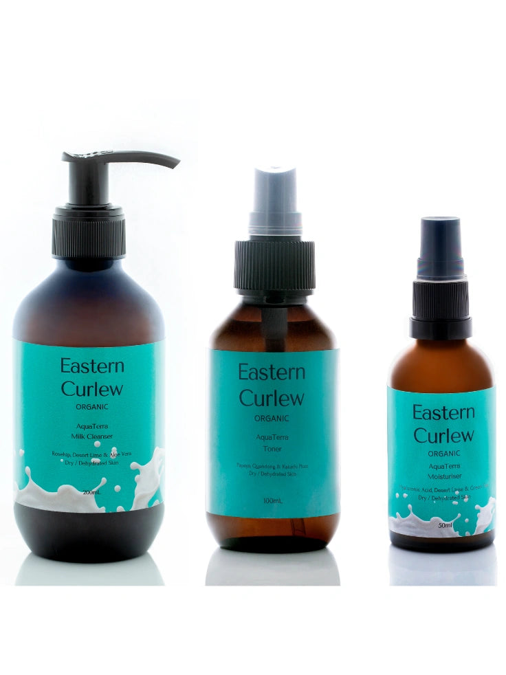 Eastern Curlew AquaTerra Pure Elegance Set | Skin Care Set Front Image