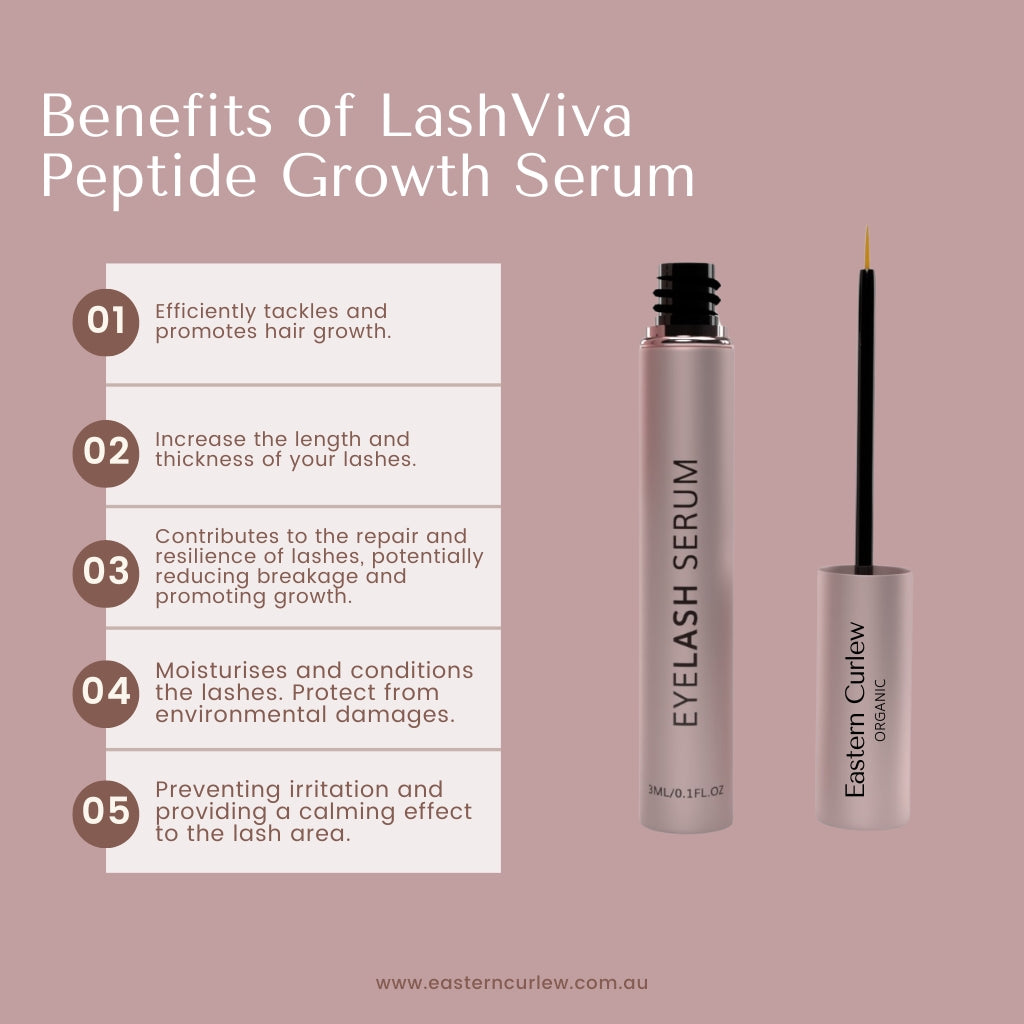 Benefits of LashViva Peptide Best Growth Serum 3ml