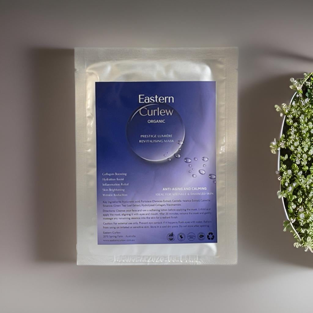 Collagen Infusion Biodegradable Face Mask Sheet | Eastern Curlew
