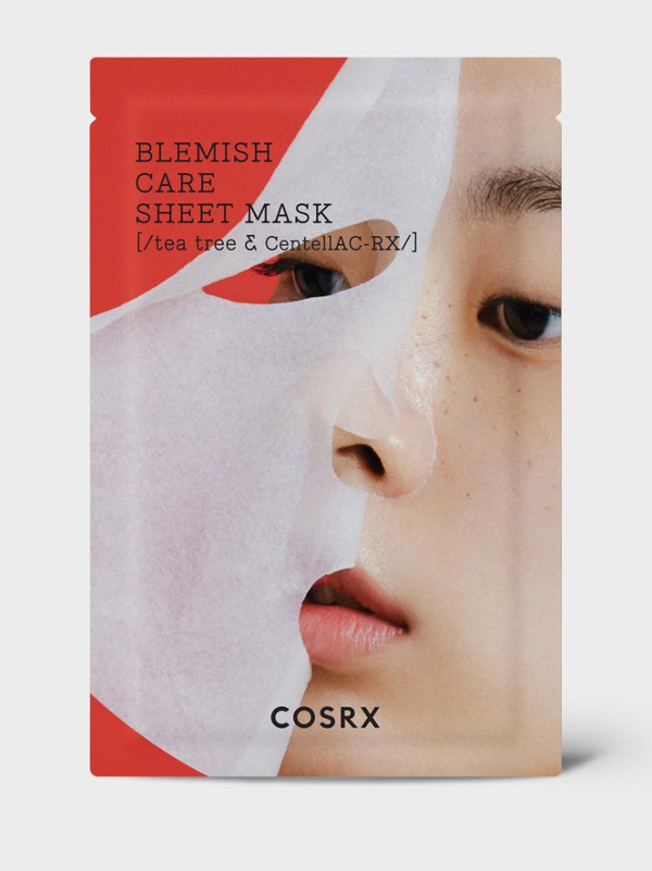 COSRX AC Collection Sheet Mask sachet packaging display Australia