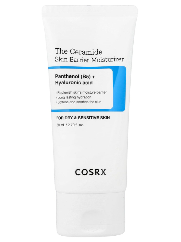 COSRX The Ceramide Skin Barrier Moisturizer 50ml tube with Panthenol B5 and Hyaluronic Acid for dry sensitive skin, Australia
