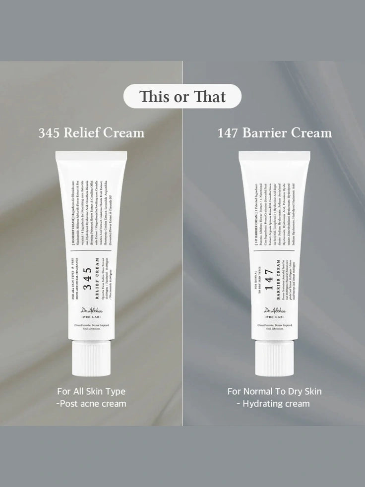 Applying Dr. Althea 147 Barrier Cream – lightweight, nourishing cream for daily skincare routines.