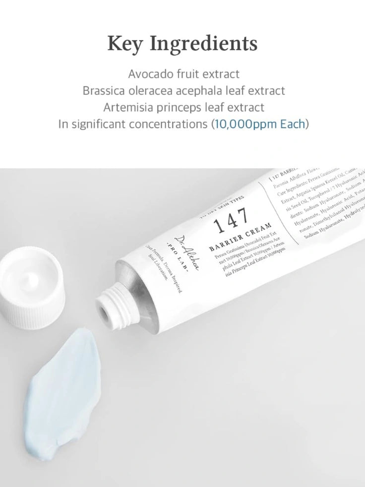 Dr. Althea 147 Barrier Cream packaging – vegan, cruelty-free, and eco-friendly skincare.