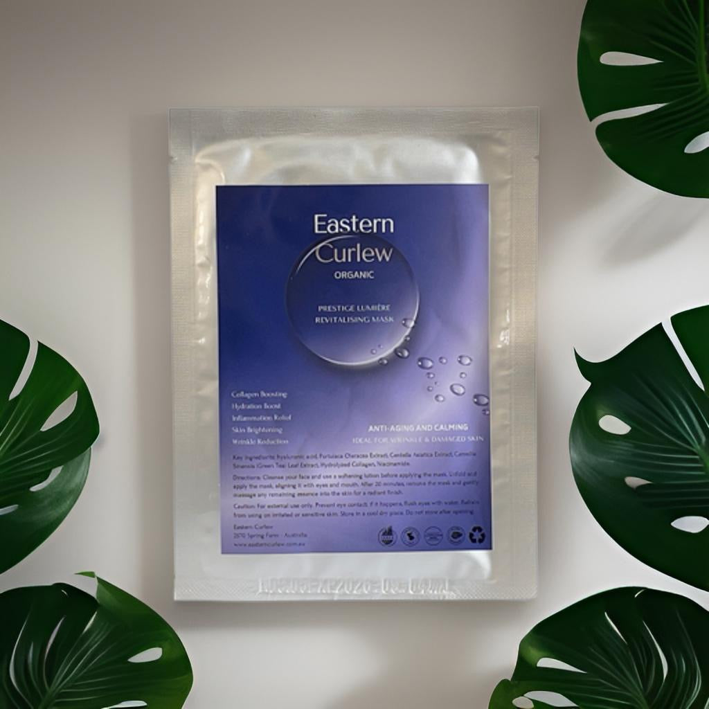 Collagen Infusion Biodegradable Face Mask Sheet | Eastern Curlew