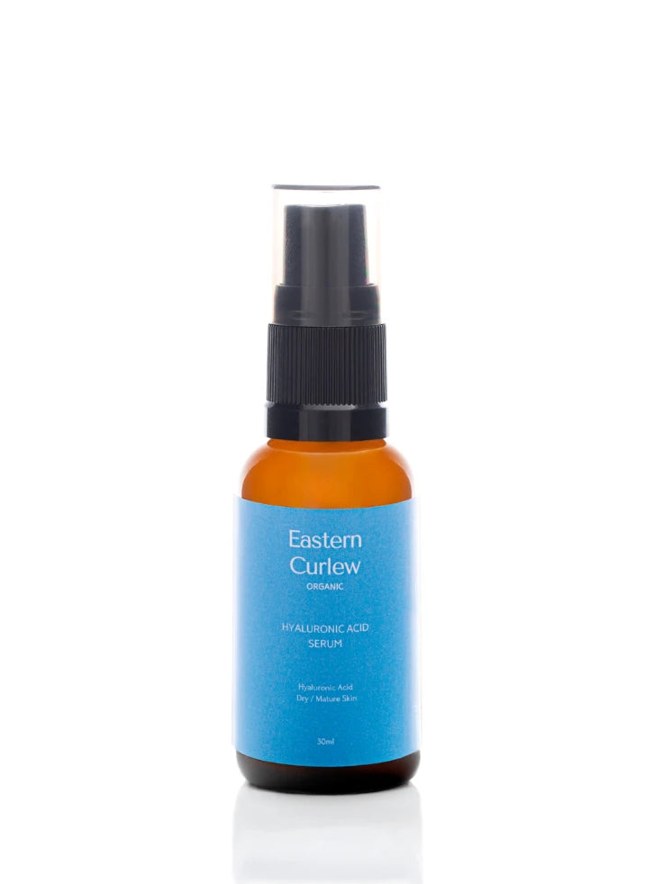 Eastern Curlew Hyaluronic Acid Serum Bottle