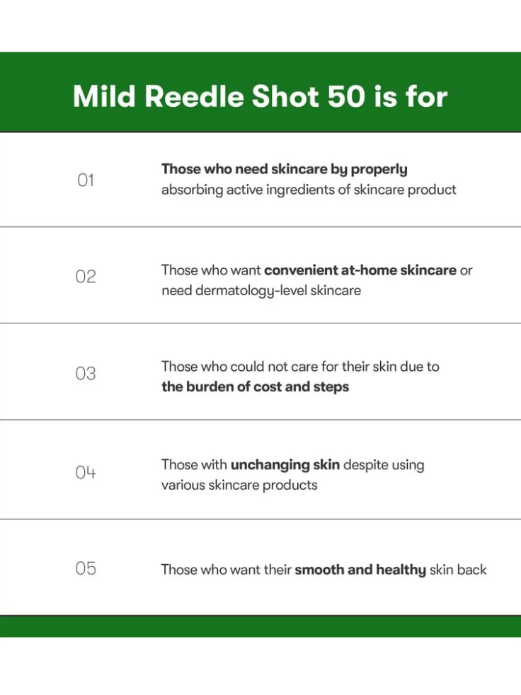 VT Cosmetics Mild Reedle Shot 50