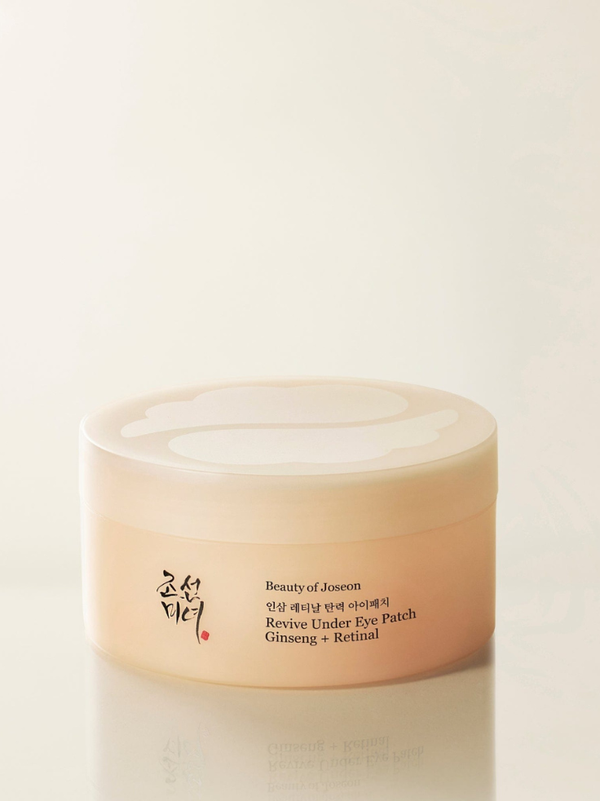 Beauty of Joseon Revive Under Eye Patch jar, Ginseng and Retinal eye patches for firmer skin, Australia.