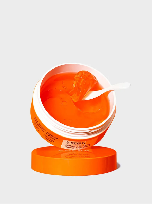 COSRX 5 PDRN Collagen Vitalizing Hydrogel Eye Patch targeting dark spots, fine lines, puffiness and dullness, Australia.