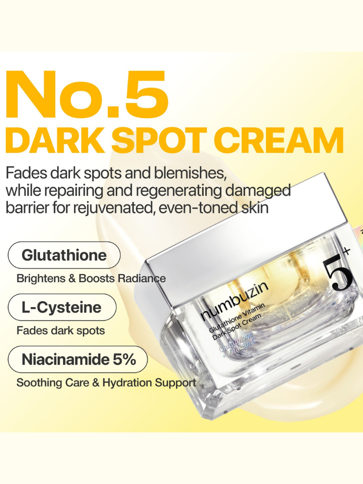 numbuzin No. 5+ Vitamin Glutathione Dark Spot Laser Cream