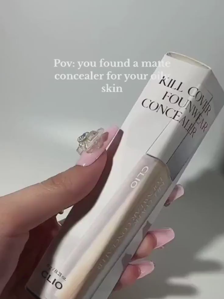 12-Hour Wear Test: Does the CLIO Kill Cover Concealer Crease? We tested the CLIO Kill Cover Founwear Concealer to see if the power lasting claim holds up. Follow us through a busy day to see the flawless finish remain non-heavy and resistant to creasing. A must-have for those with long days! This is the most reliable concealer on the market. #WearTest #ClioConcealer #NonCreasing #KBeautyReview